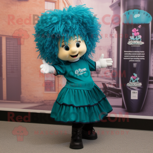 Teal Irish Dancer mascotte...