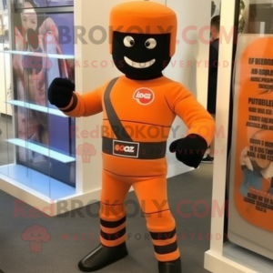 Oranje Gi Joe mascotte...