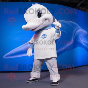 White Dolphin mascotte...