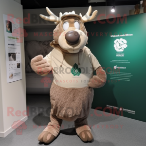 Tan Irish Elk mascotte...