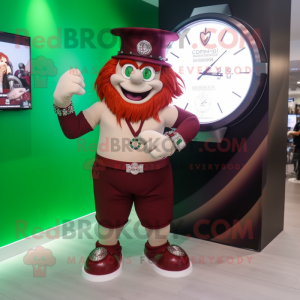 Maroon Leprechaun mascotte...