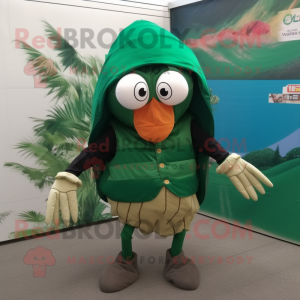 Personaje de disfraz de mascota de cangrejo ermitaño granate