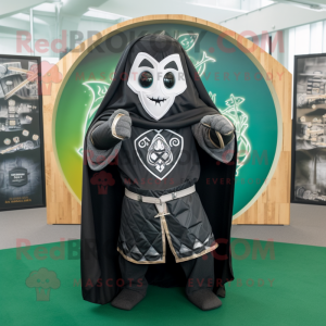 Sort Celtic Shield maskot...