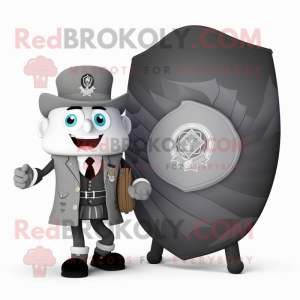 Grå Celtic Shield maskot...
