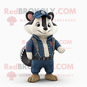 Navy Badger maskot drakt...