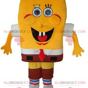 Mascot Bob Esponja, la divertida esponja amarilla -