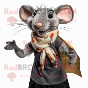 Grijze rat mascotte kostuum...