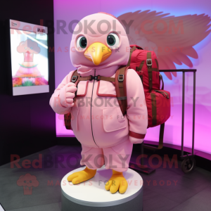 Pink Pigeon maskot...