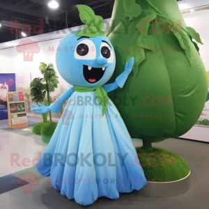 Sky Blue Beanstalk maskot...