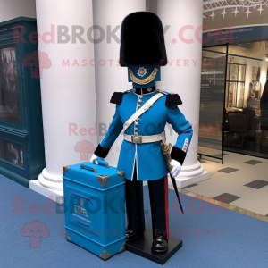 Cyan britisk Royal Guard...