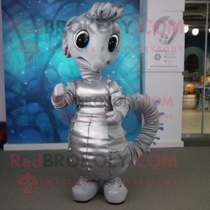 Silver Seahorse mascotte...