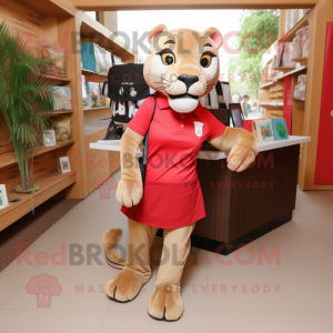 Red Mountain Lion maskot...