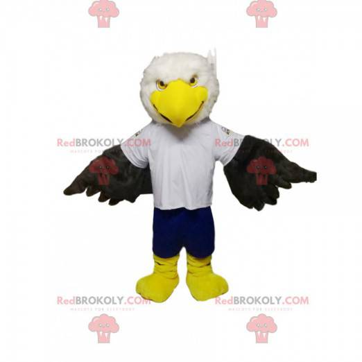 Golden eagle mascot, brown and white. Eagle Sizes L (175-180CM)