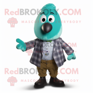 Teal Pear Maskottchen...