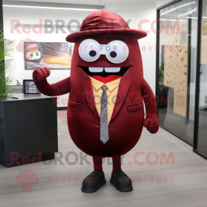 Maroon Burgers maskot...