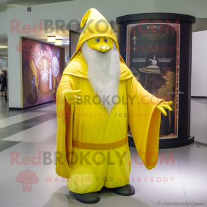 Lemon Yellow Wizard maskot...