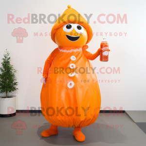 Orange Soda Can maskot...