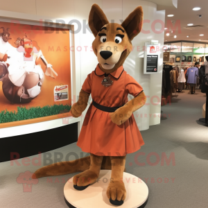 Brown Dingo mascotte...