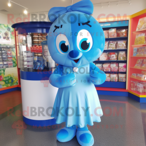 Blue Candy Box mascotte...