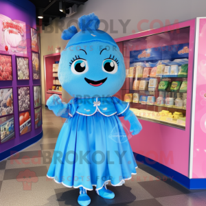 Blue Candy Box mascotte...