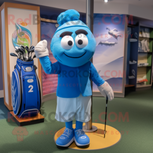 Kostium maskotki Blue Golf...