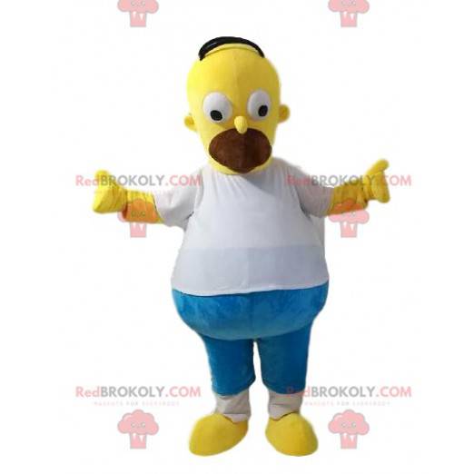 Mascotte van Homer Simpson. Homer Simpson-kostuum -