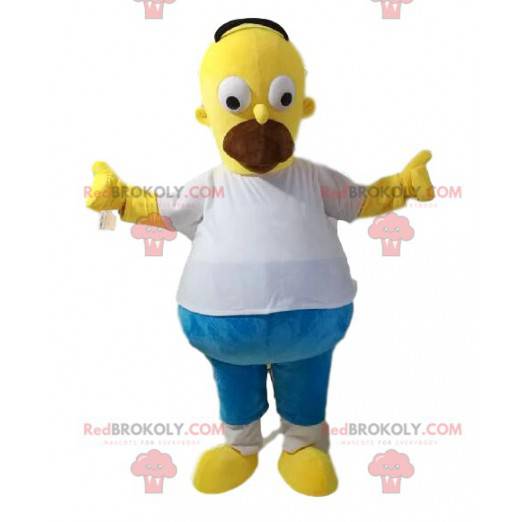 Mascotte van Homer Simpson. Homer Simpson-kostuum -