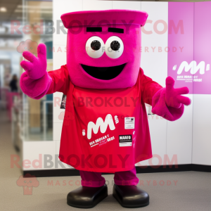 Magenta Pho maskot kostume...