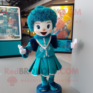 Teal Irish Dancer mascotte...