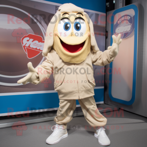 Beige Momentum maskot...