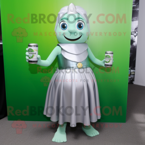 Silver Green Beer mascotte...