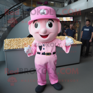 Pink Pop Corn maskot...