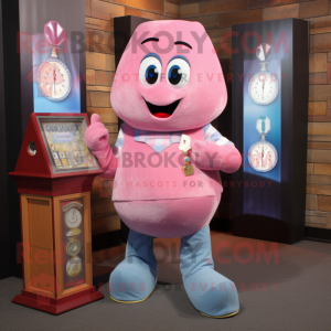 Pink Hourglass maskot...