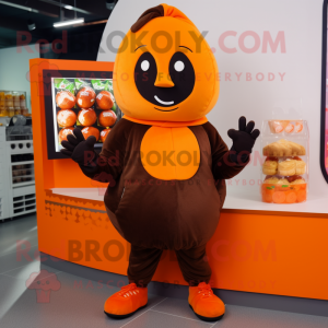 Orange Chokolade maskot...