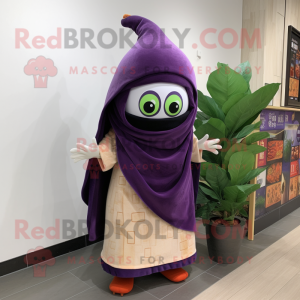  Aubergine maskot kostume...