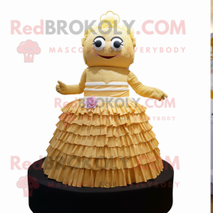 Gold Wedding Cake maskot...