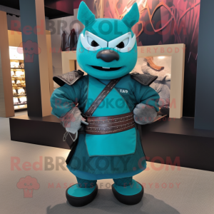 Teal Samurai mascotte...