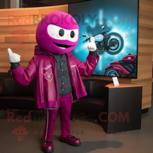 Magenta Ray mascotte...