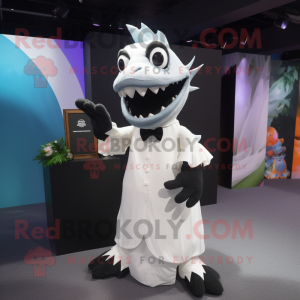 Sort Barracuda maskot...