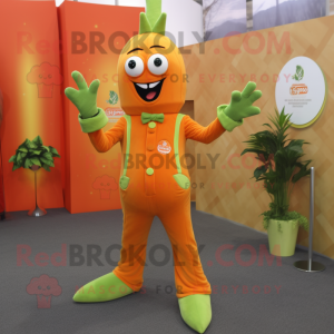 Oransje selleri maskot...