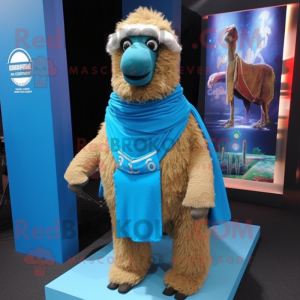 Cyan Camel mascotte kostuum...