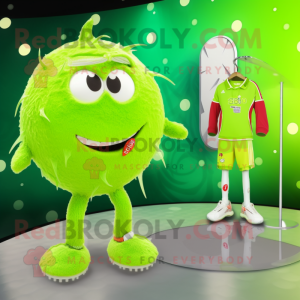 Lime Green Ice maskot...