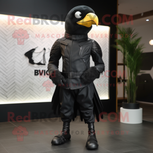 Black Dove maskot kostume...