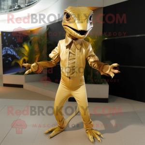 Gouden Dimorphodon mascotte...