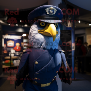 Navy Hawk mascotte kostuum...