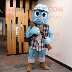 Sky Blue Sniper mascotte...