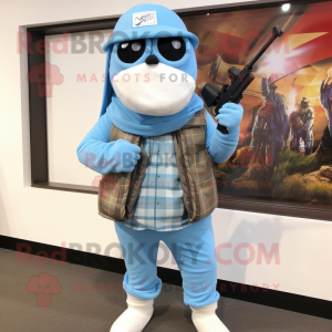 Sky Blue Sniper mascotte...