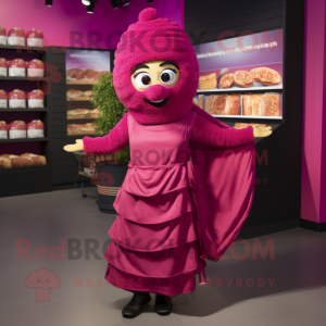 Magenta Falafel maskot...