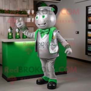 Silver Green Beer mascotte...