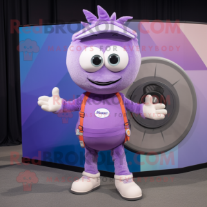 Purple Plate Spinner maskot...